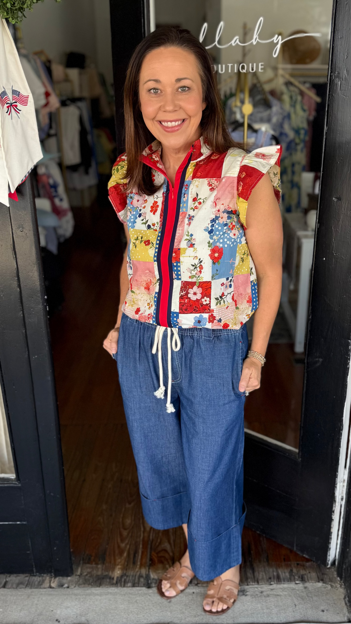 Summer Patchwork Blouse