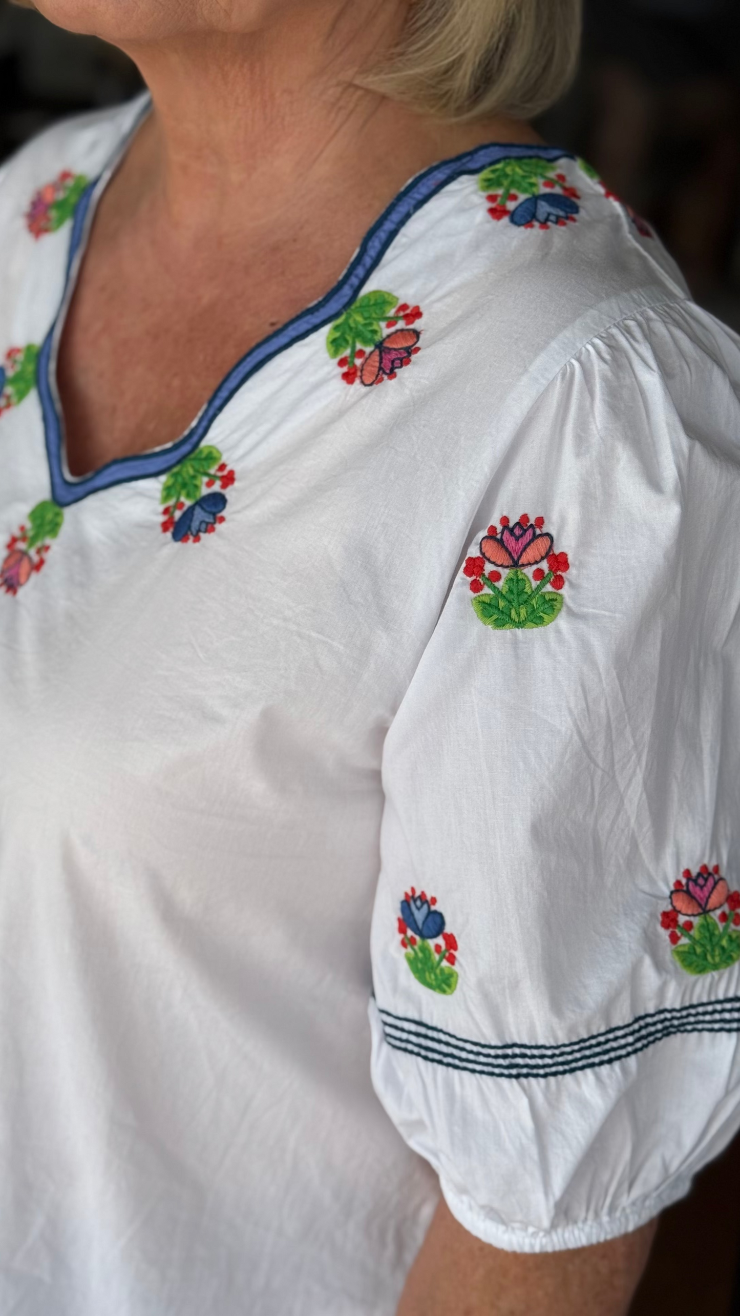 Blossom Stitches Blouse