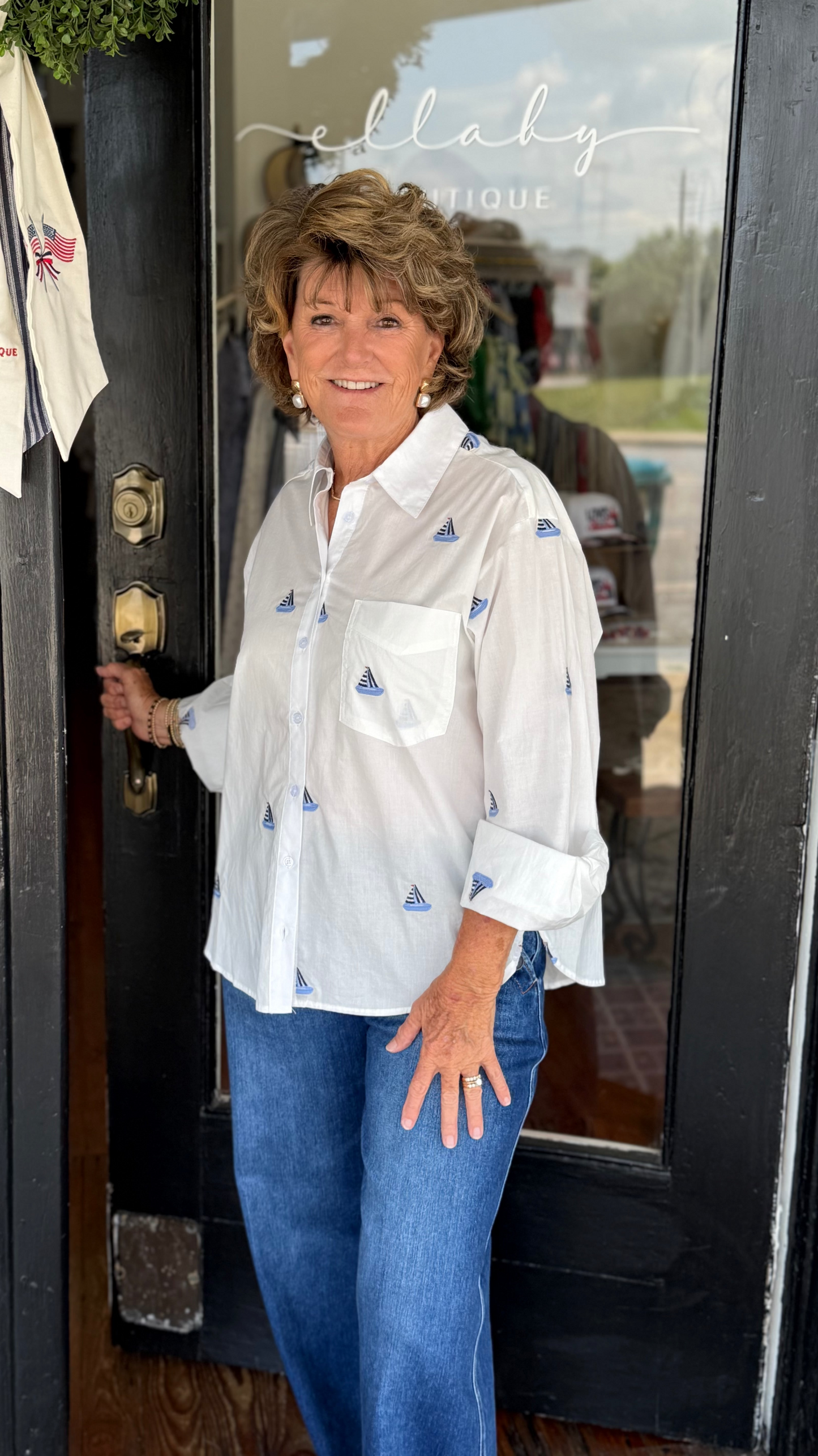 Sailing Away Blouse