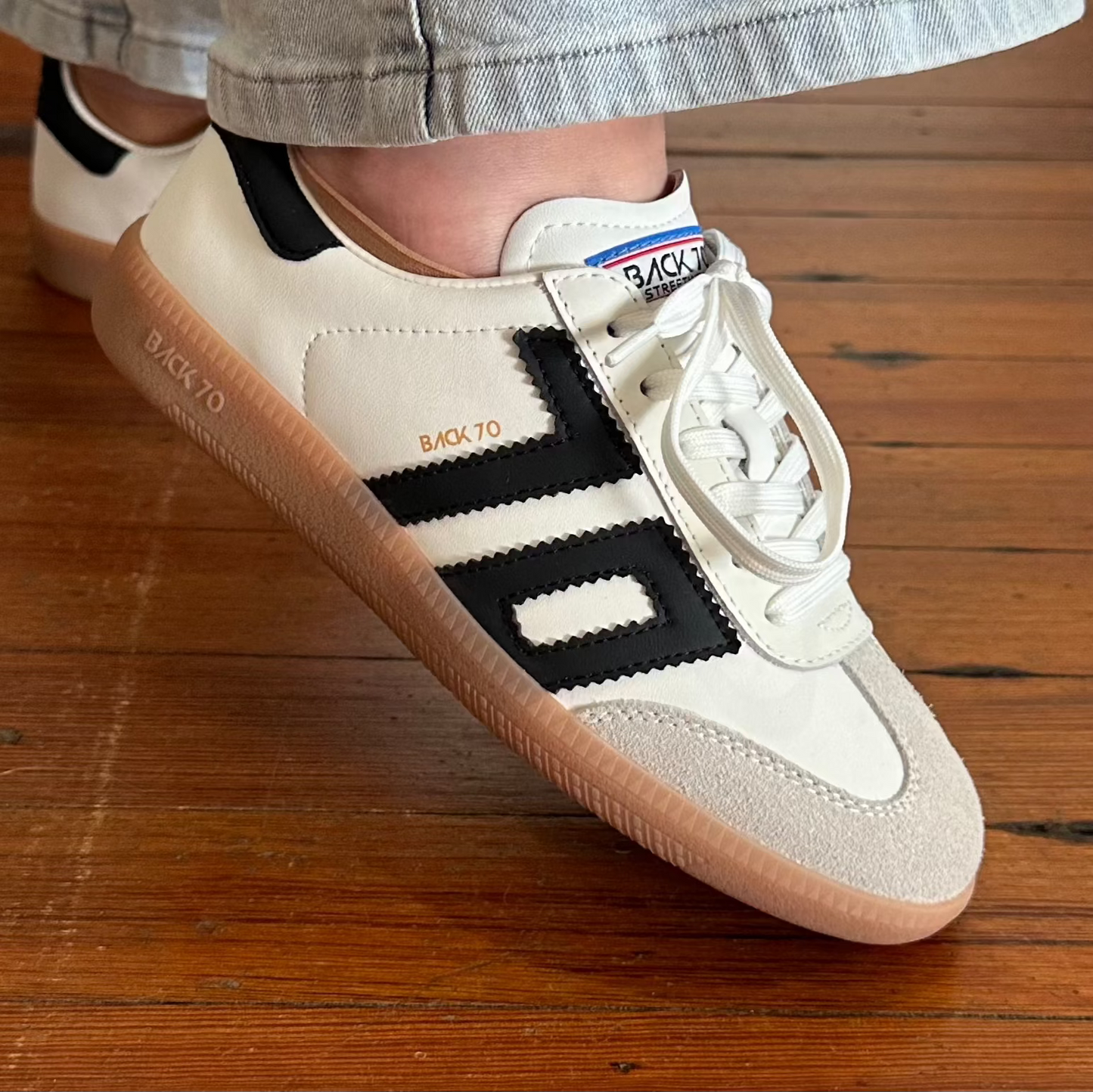 Cloud Black and White Sneaker