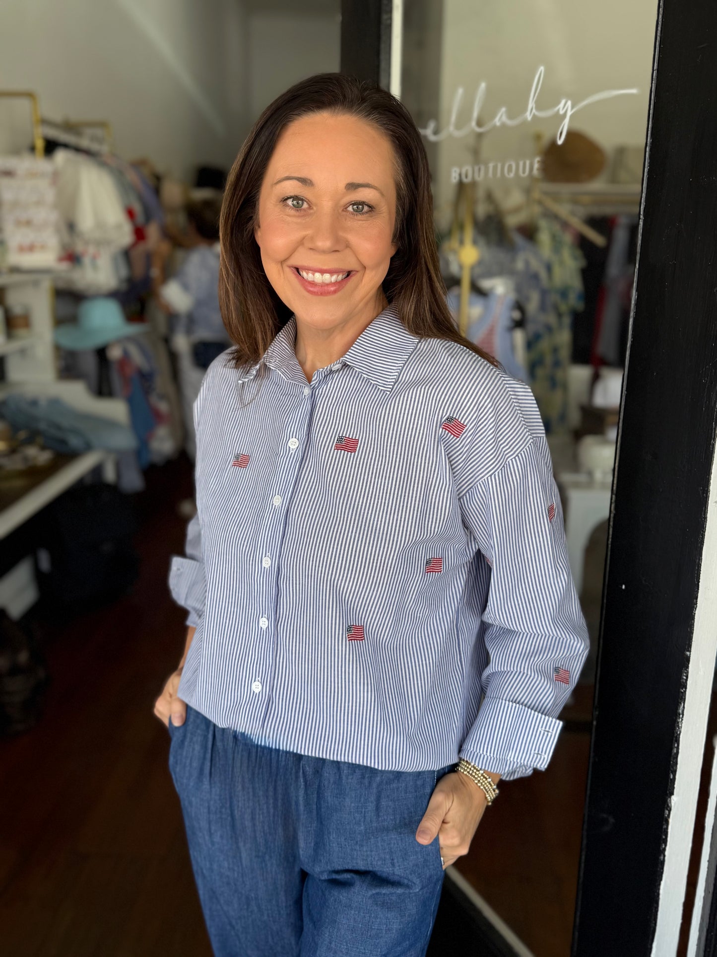 Stripe Flag Top