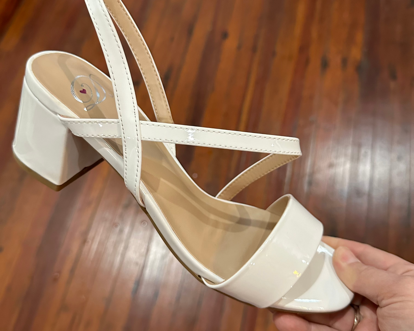 The Kelly White Heel