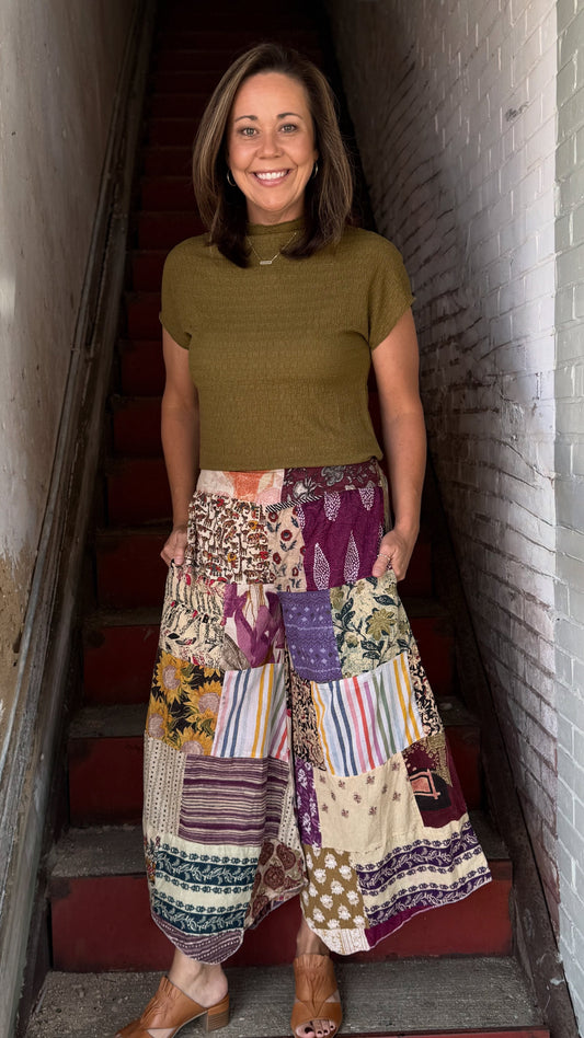 Patchwork Pant