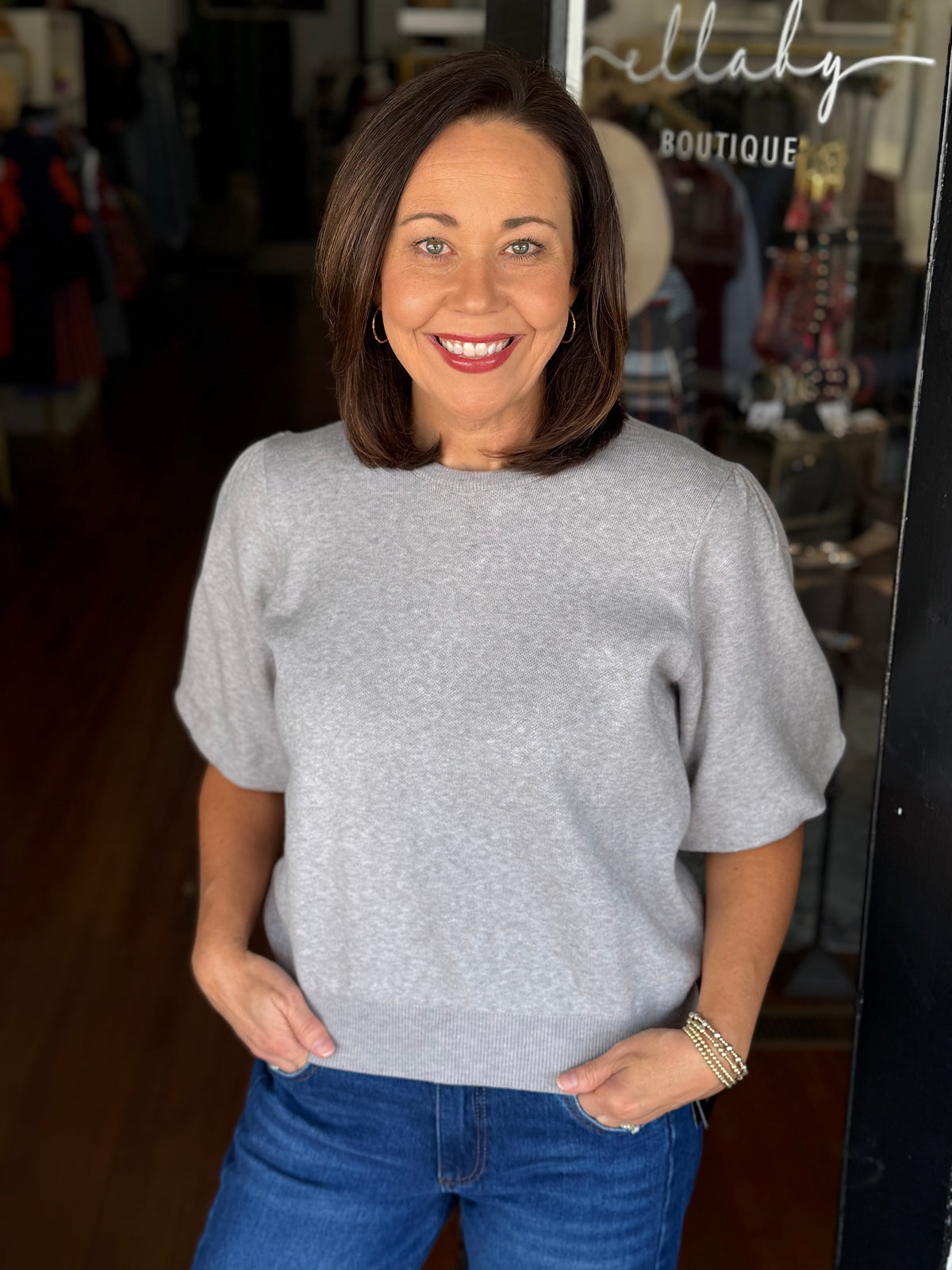 Heather Sweater Top