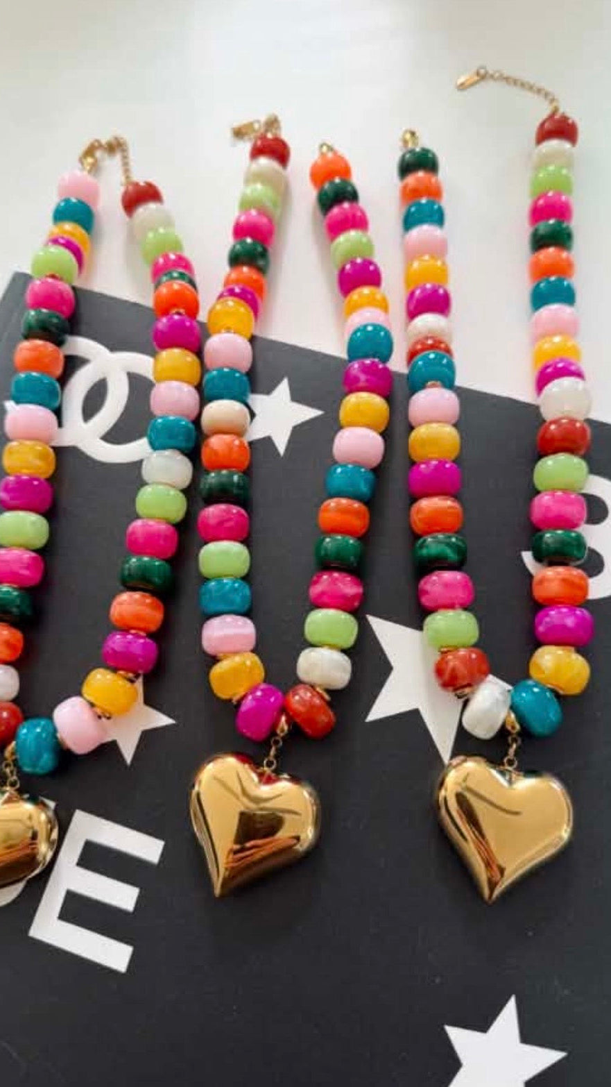 Colorful Heart Necklace