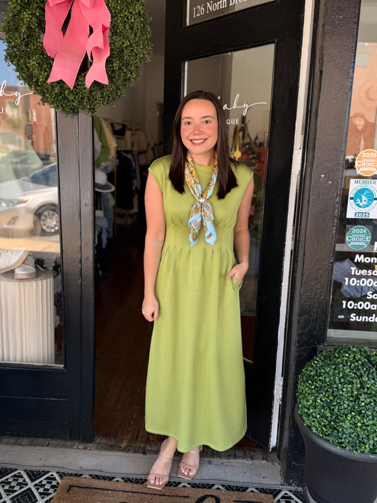 Matcha Midi Dress