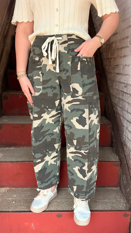 Slouchy Barrel Camo Pants
