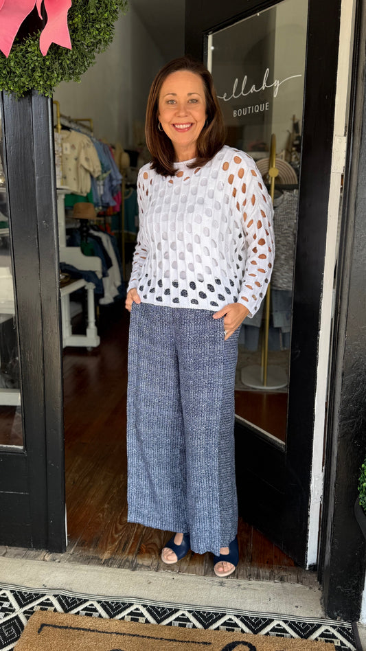 Open Weave Sweater