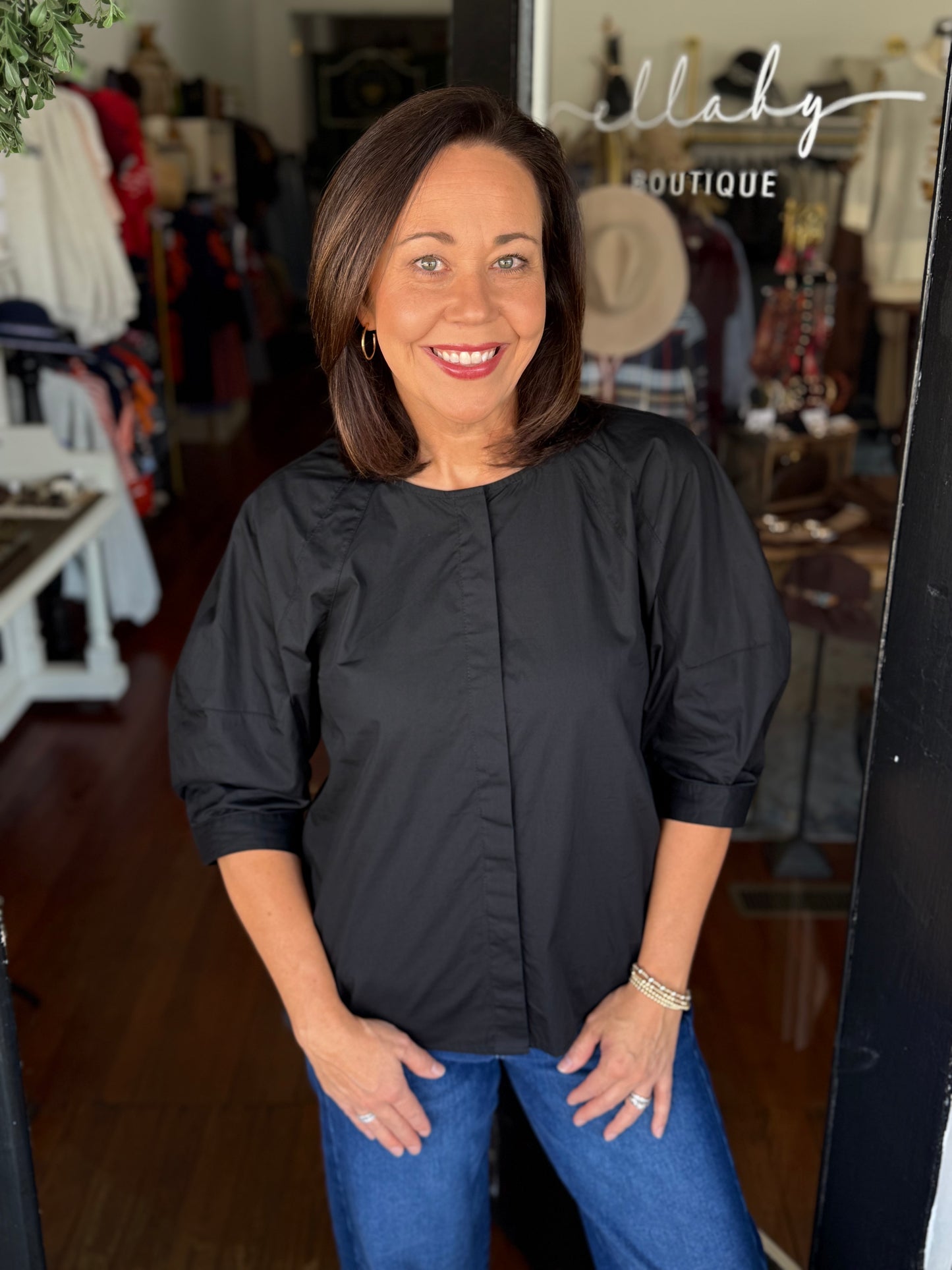 Button Down Coraline Top