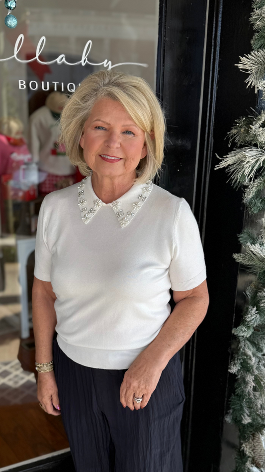 The Fancy Collar Top