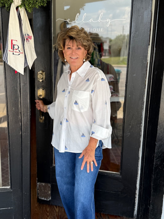 Sailing Away Blouse