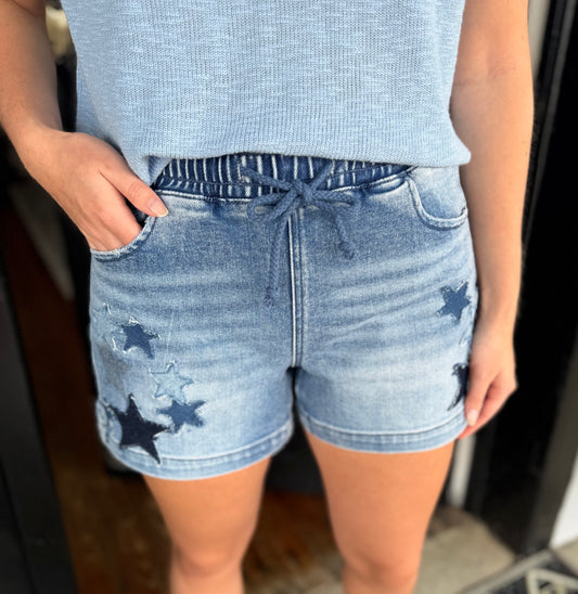 Star Patch Shorts