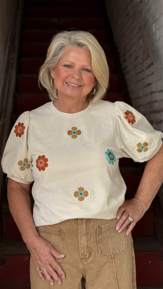 Harvest Blooms Top