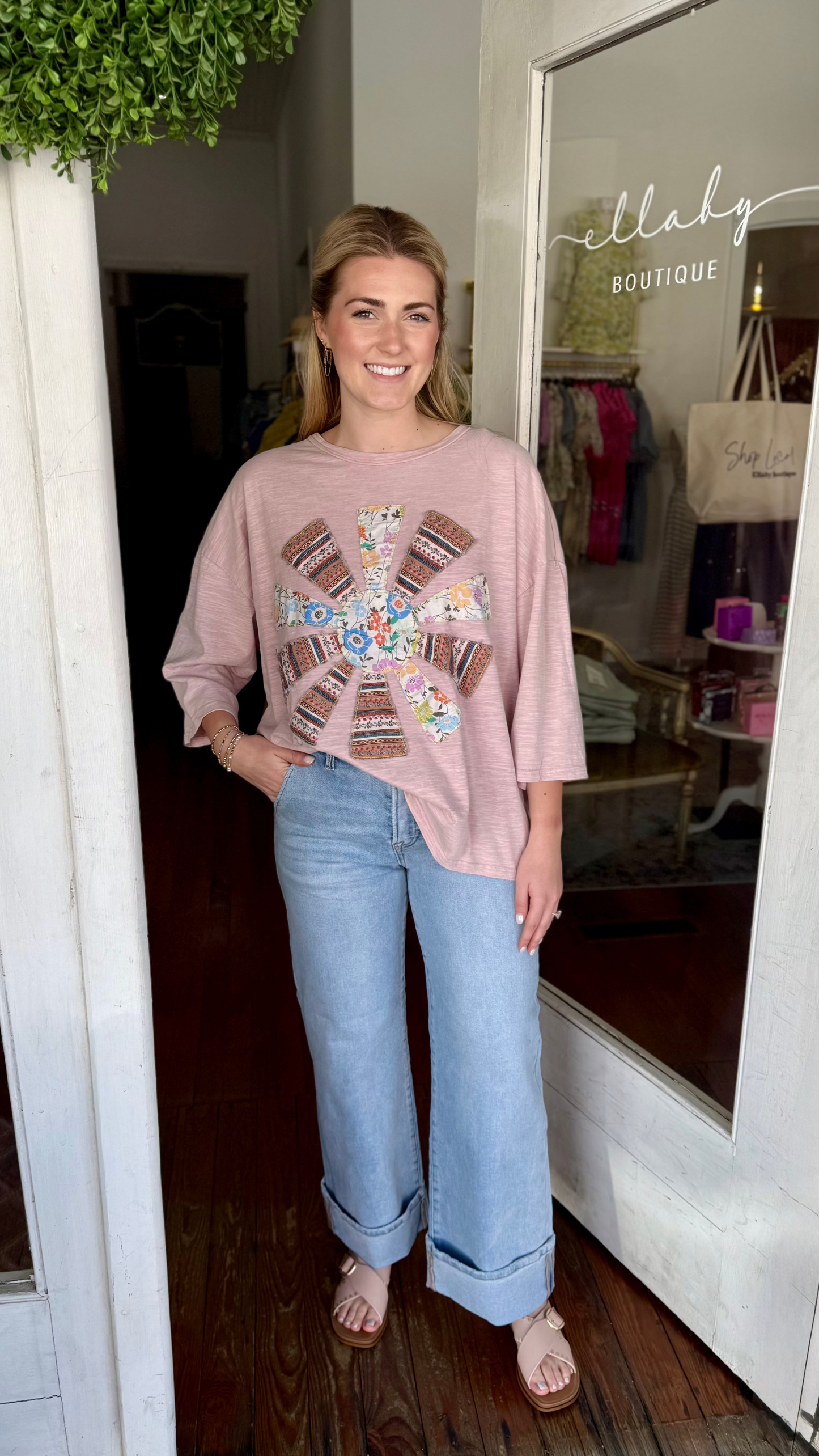 Boho Sunburst Top