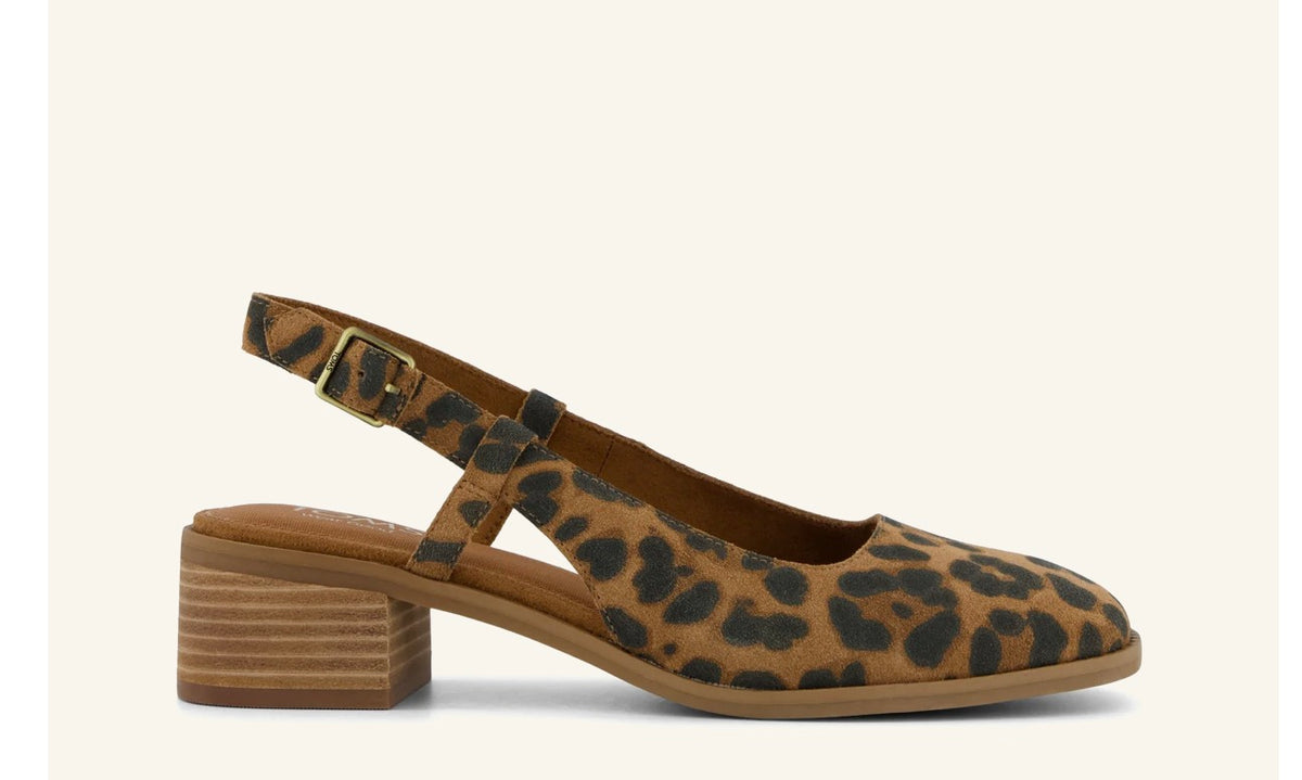 Leopard Jaclyn Slingback