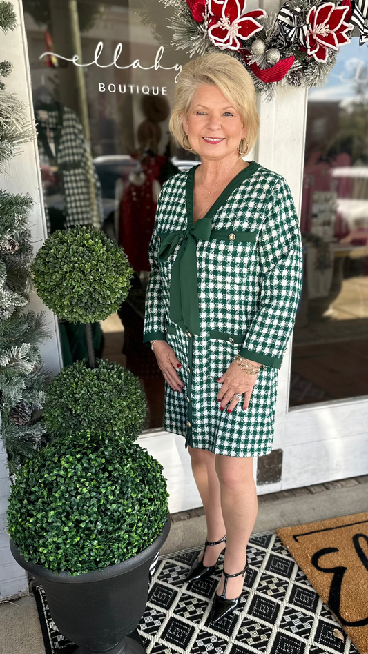 Green Plaid Dress