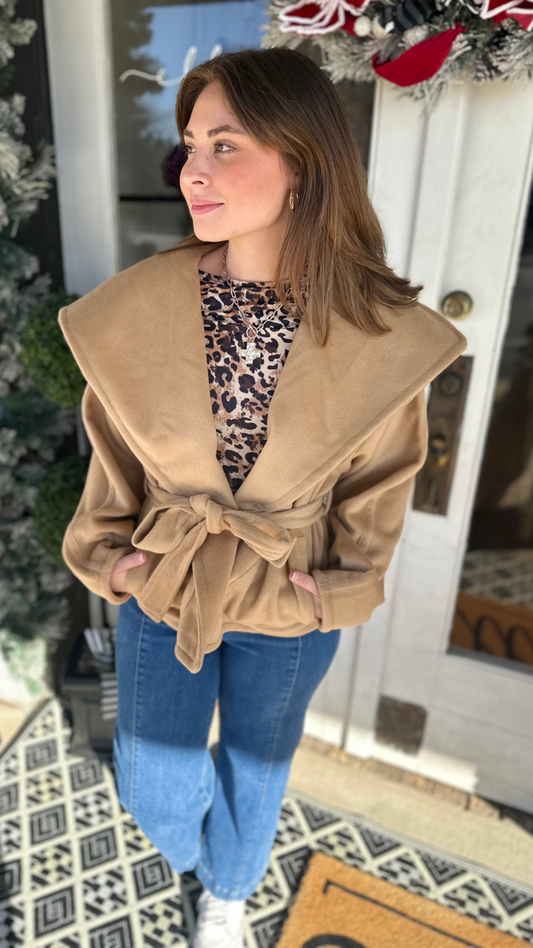 Tie Front jacket