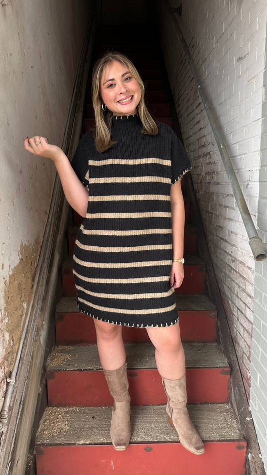 Stripe Sweater Dress