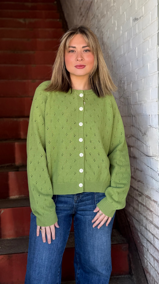 Fresh Fern Sweater
