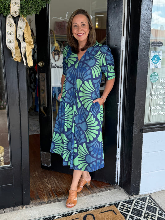 Pointed Collar Alisha Dress