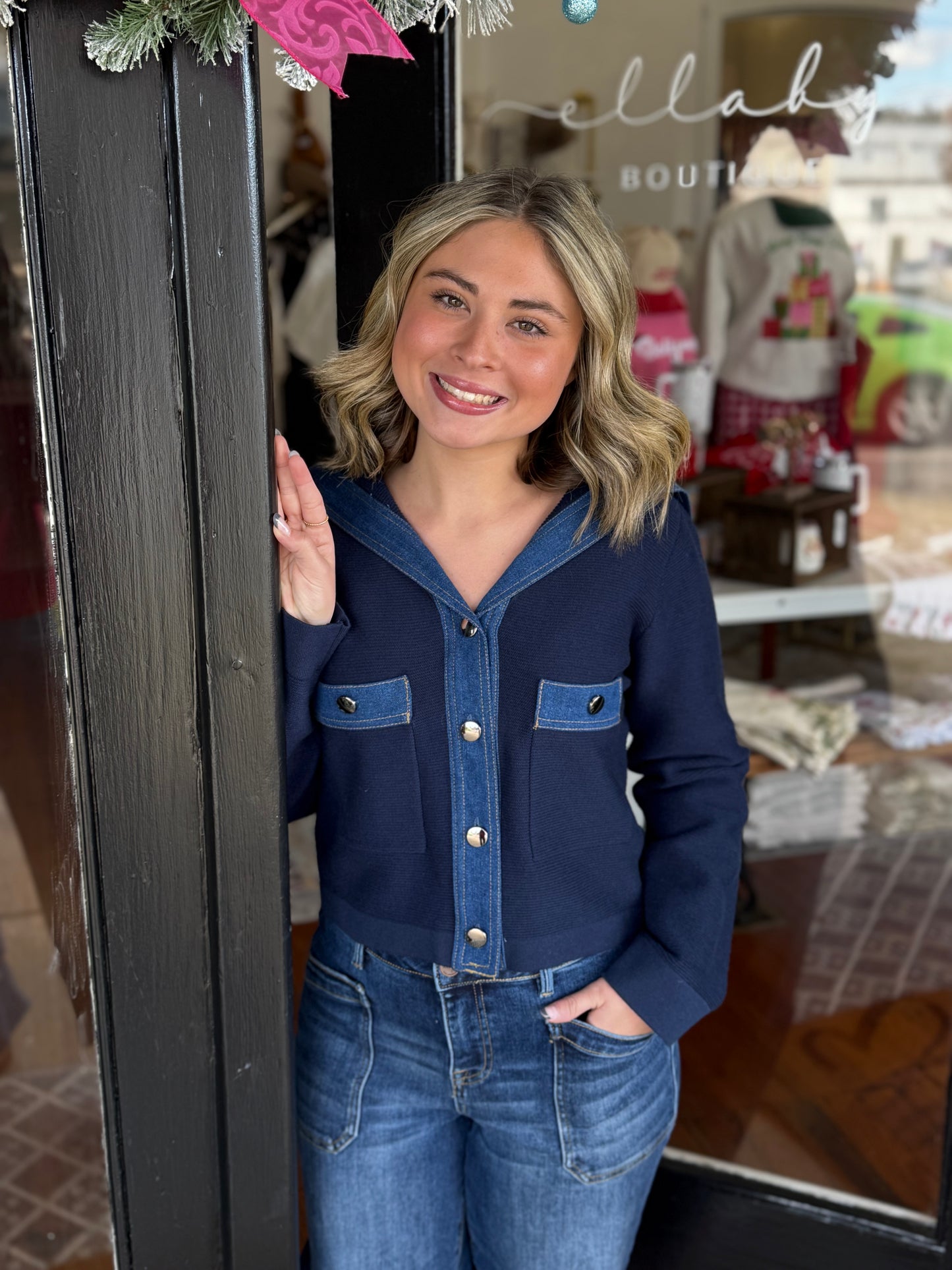 Nautical Charm Cardigan