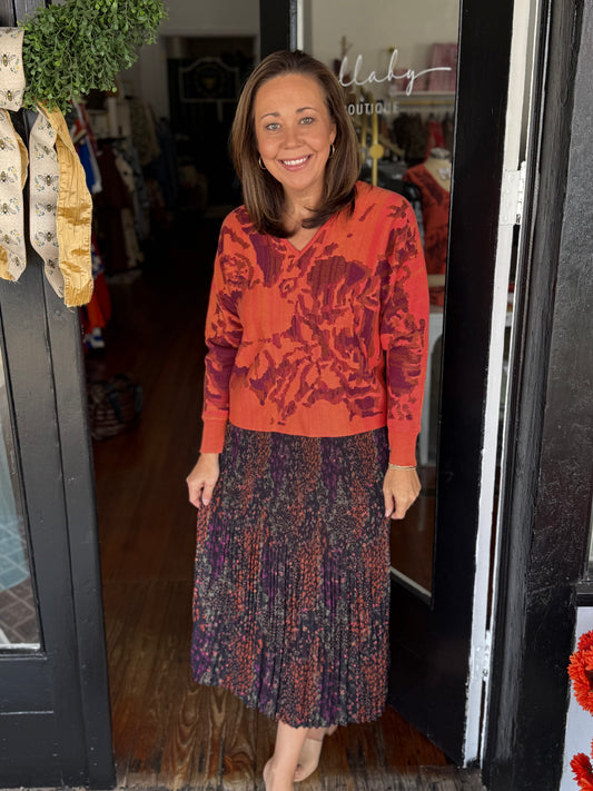 Plum Happy Skirt