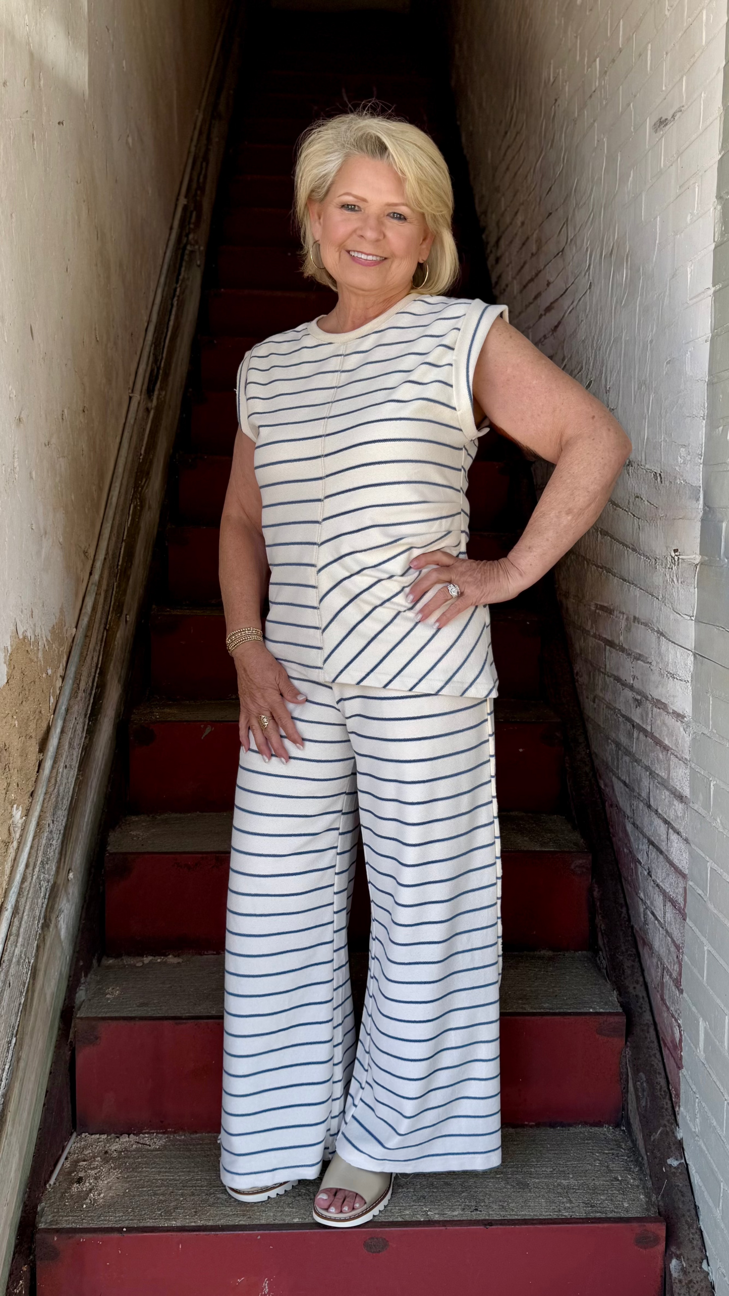 Stripe Terry Set