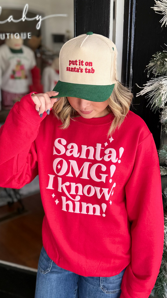 OMG Santa Sweatshirt