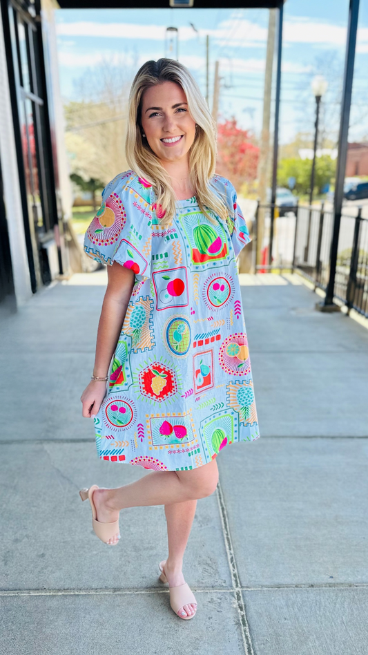 Printed Resort Dress