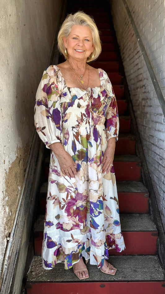 Tiered Midi Dress