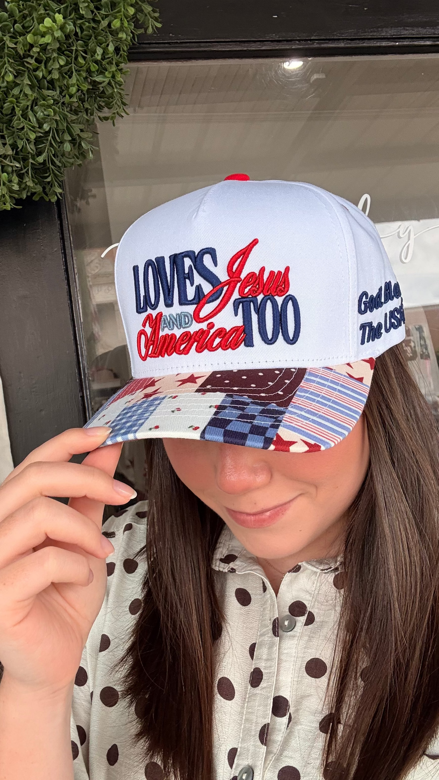 Loves Jesus Cap