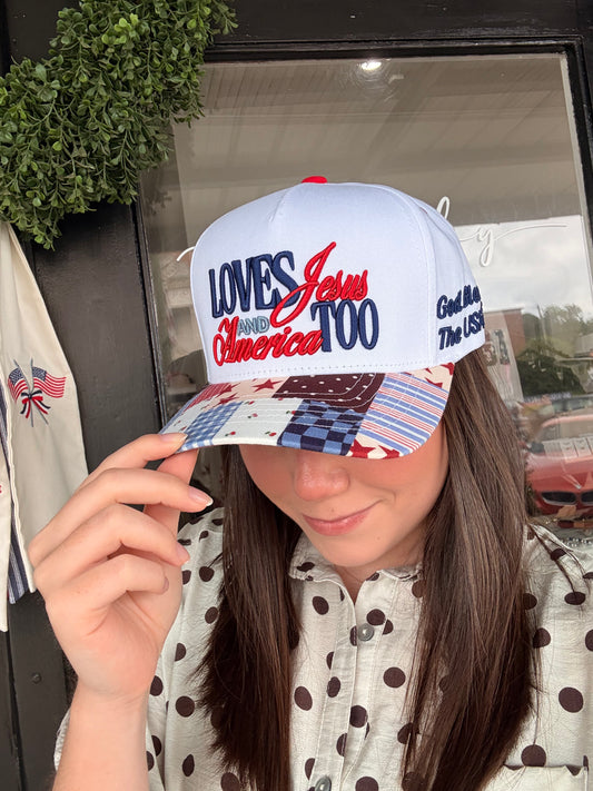 Loves Jesus Cap